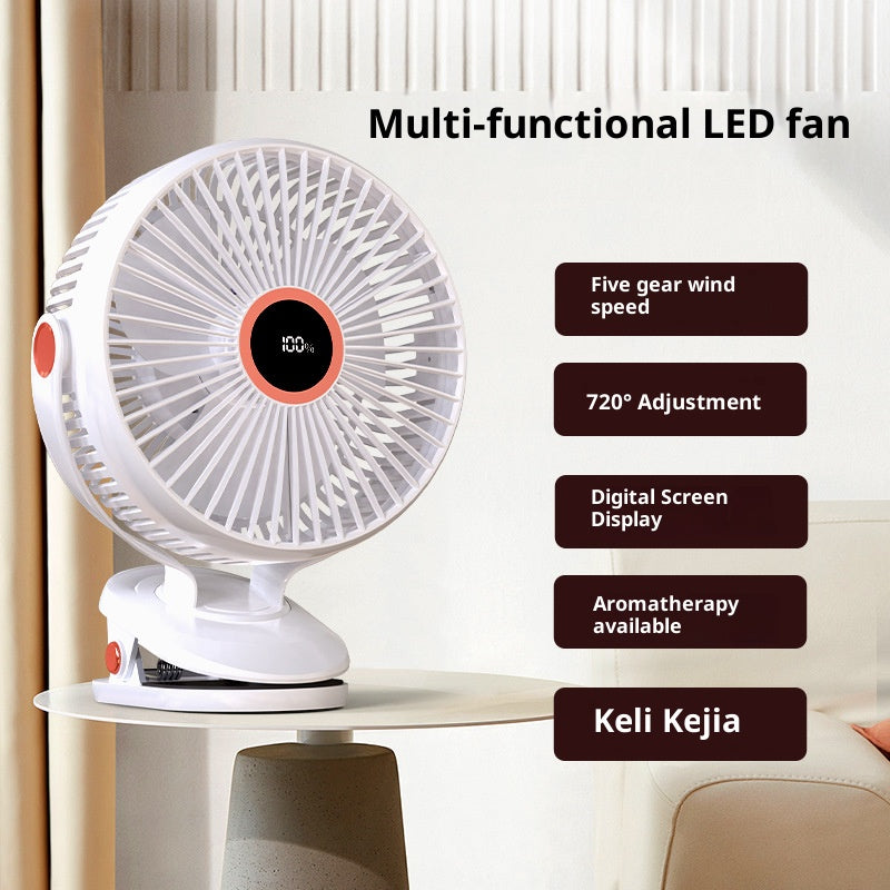8 inch ambient light clip fan