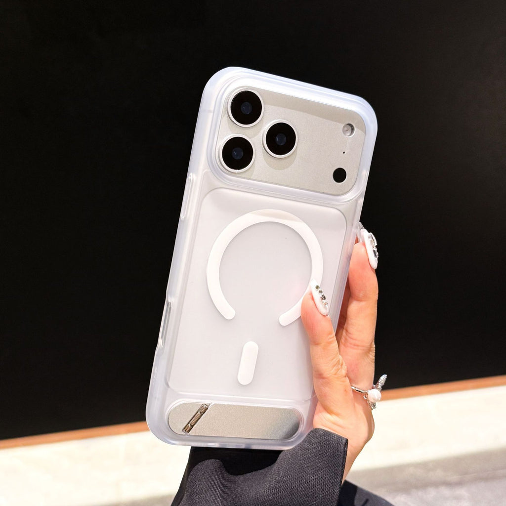 17pro max magnetic bracket mobile phone case