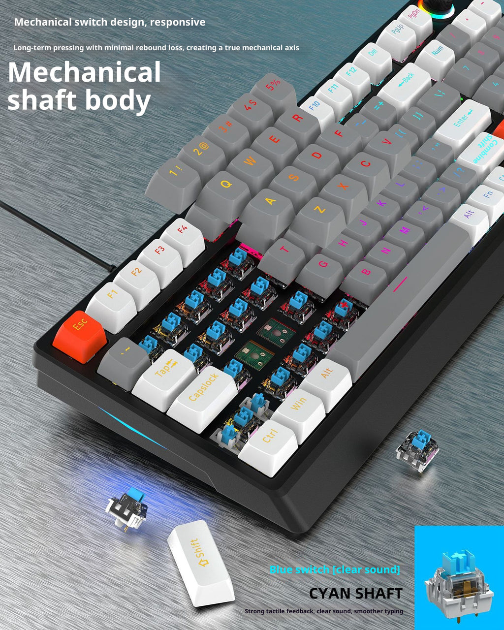 Wired mechanical keyboard