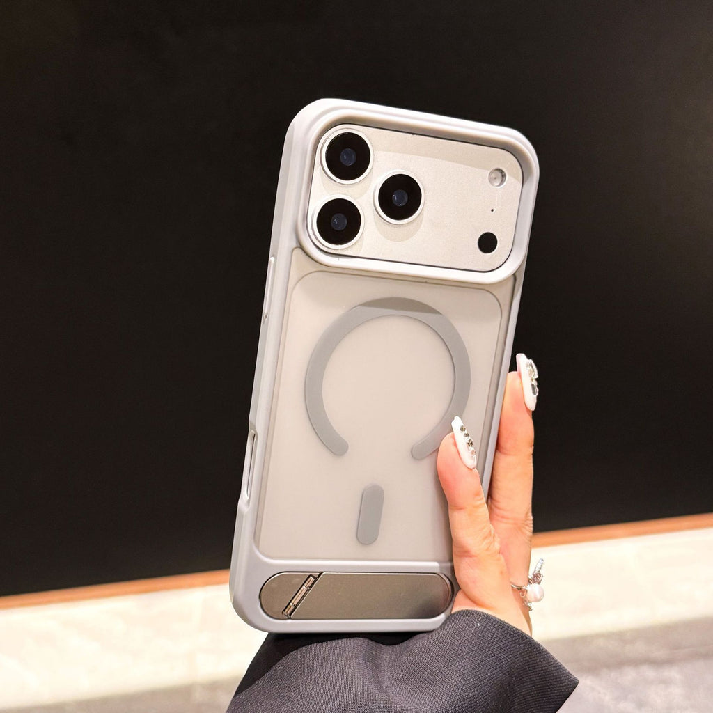 17pro max magnetic bracket mobile phone case