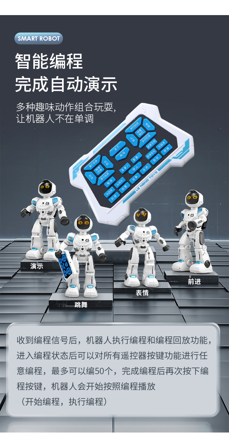Leneng K30 Intelligent Programming Robot High-Tech Multi-Function Sensing Early Education Machine Children's Interactive Toy Wholesale