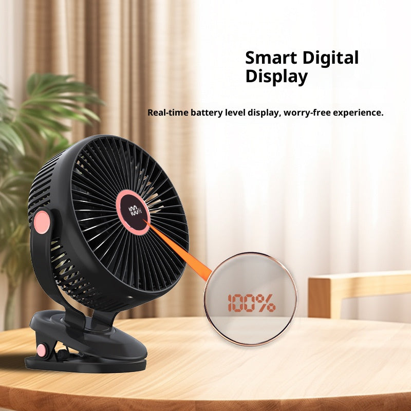 8 inch ambient light clip fan