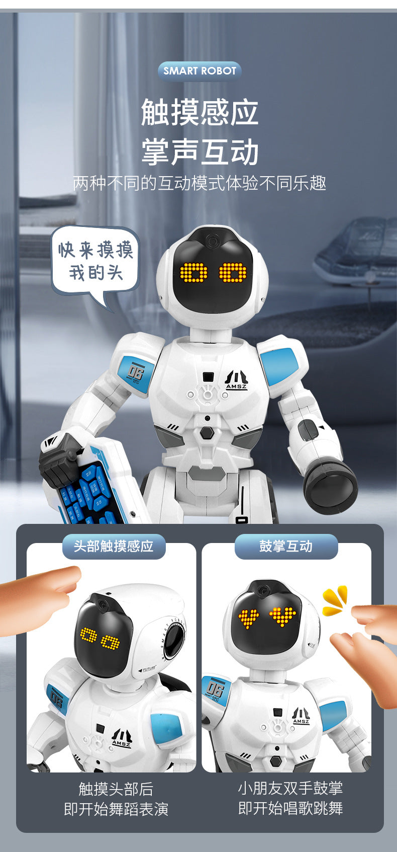 Leneng K30 Intelligent Programming Robot High-Tech Multi-Function Sensing Early Education Machine Children's Interactive Toy Wholesale