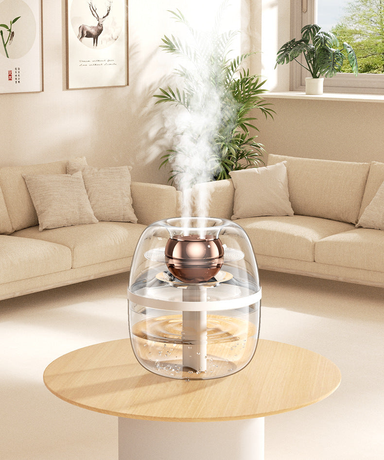 Double spray large fog volume humidifier