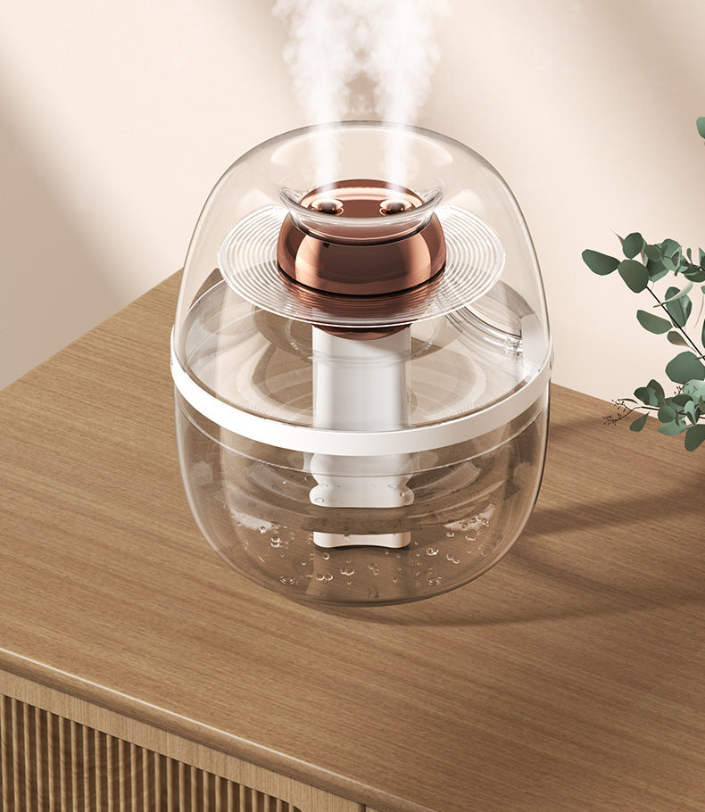 Double spray large fog volume humidifier