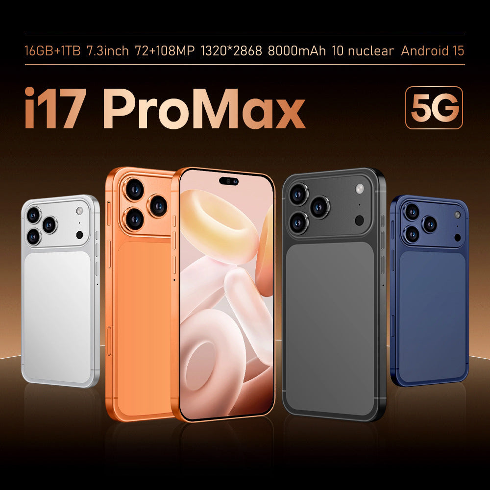 i17ProMax mobile phone TK explosive 4+64GB global pass large-screen smart phone