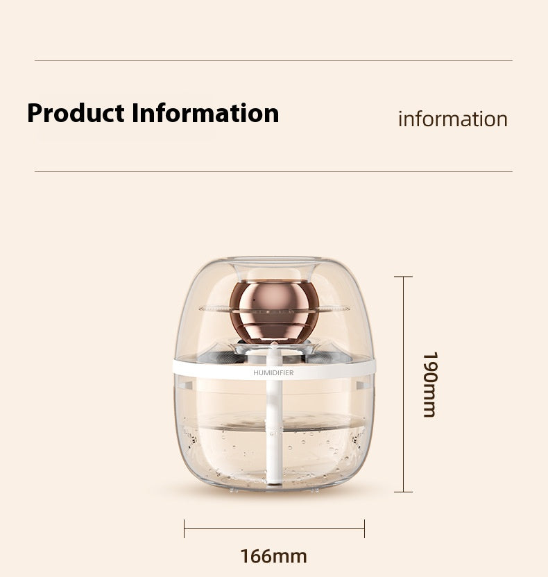 Double spray large fog volume humidifier