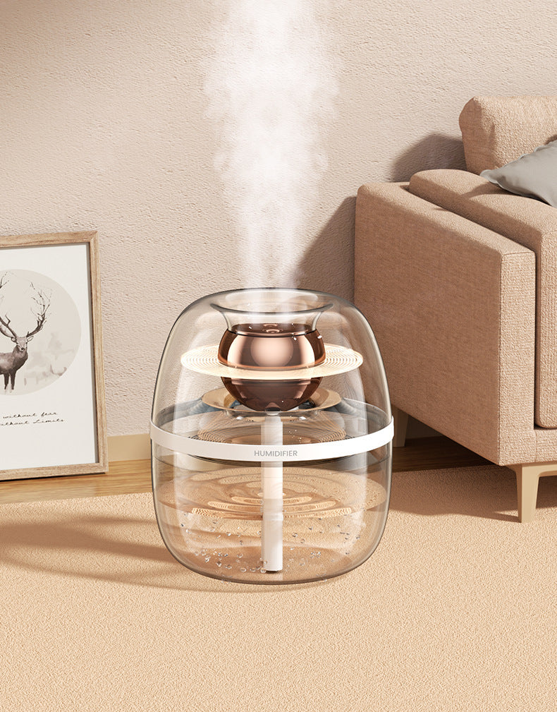 Double spray large fog volume humidifier