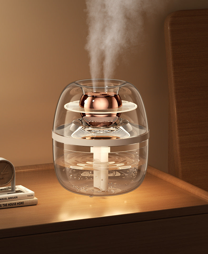 Double spray large fog volume humidifier