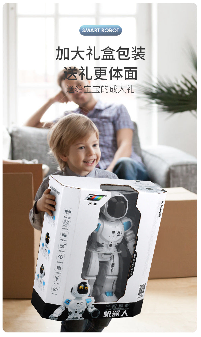 Leneng K30 Intelligent Programming Robot High-Tech Multi-Function Sensing Early Education Machine Children's Interactive Toy Wholesale