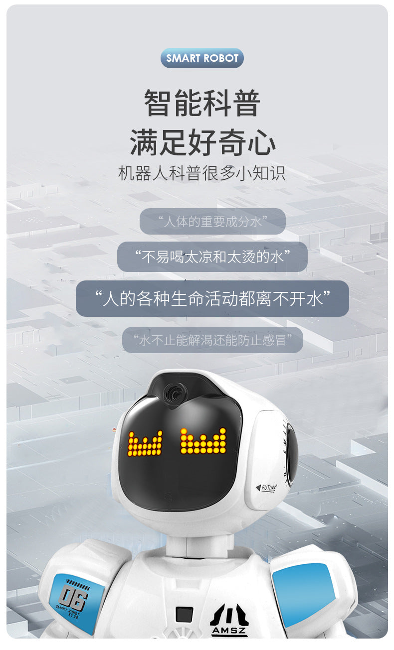 Leneng K30 Intelligent Programming Robot High-Tech Multi-Function Sensing Early Education Machine Children's Interactive Toy Wholesale