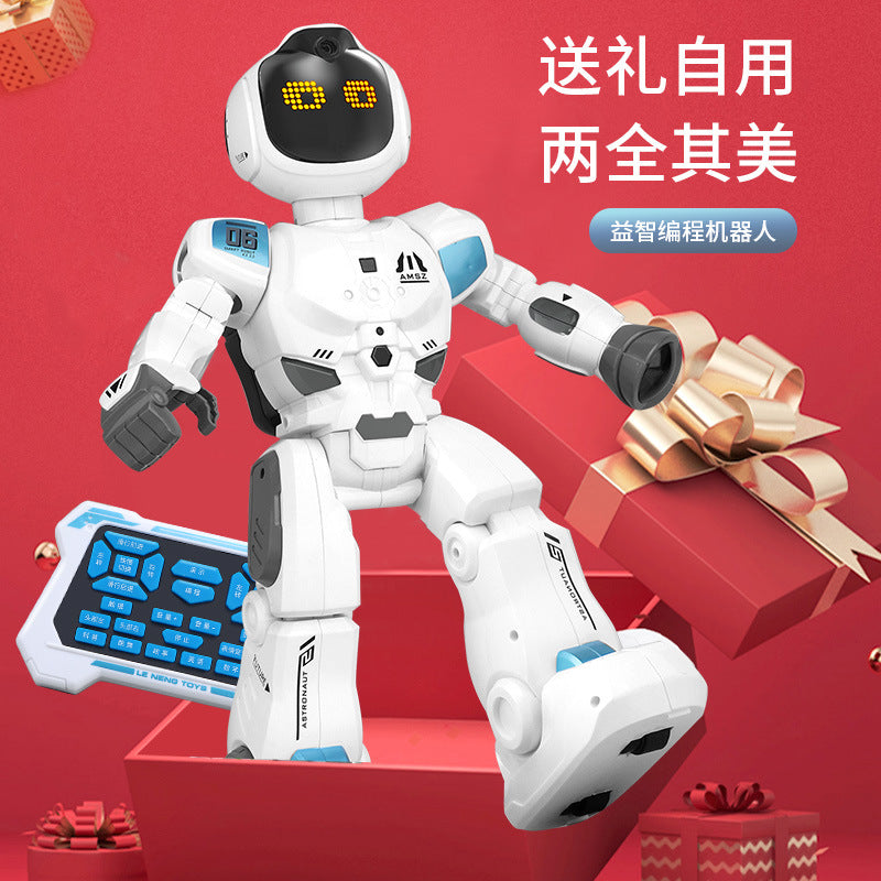 Leneng K30 Intelligent Programming Robot High-Tech Multi-Function Sensing Early Education Machine Children's Interactive Toy Wholesale